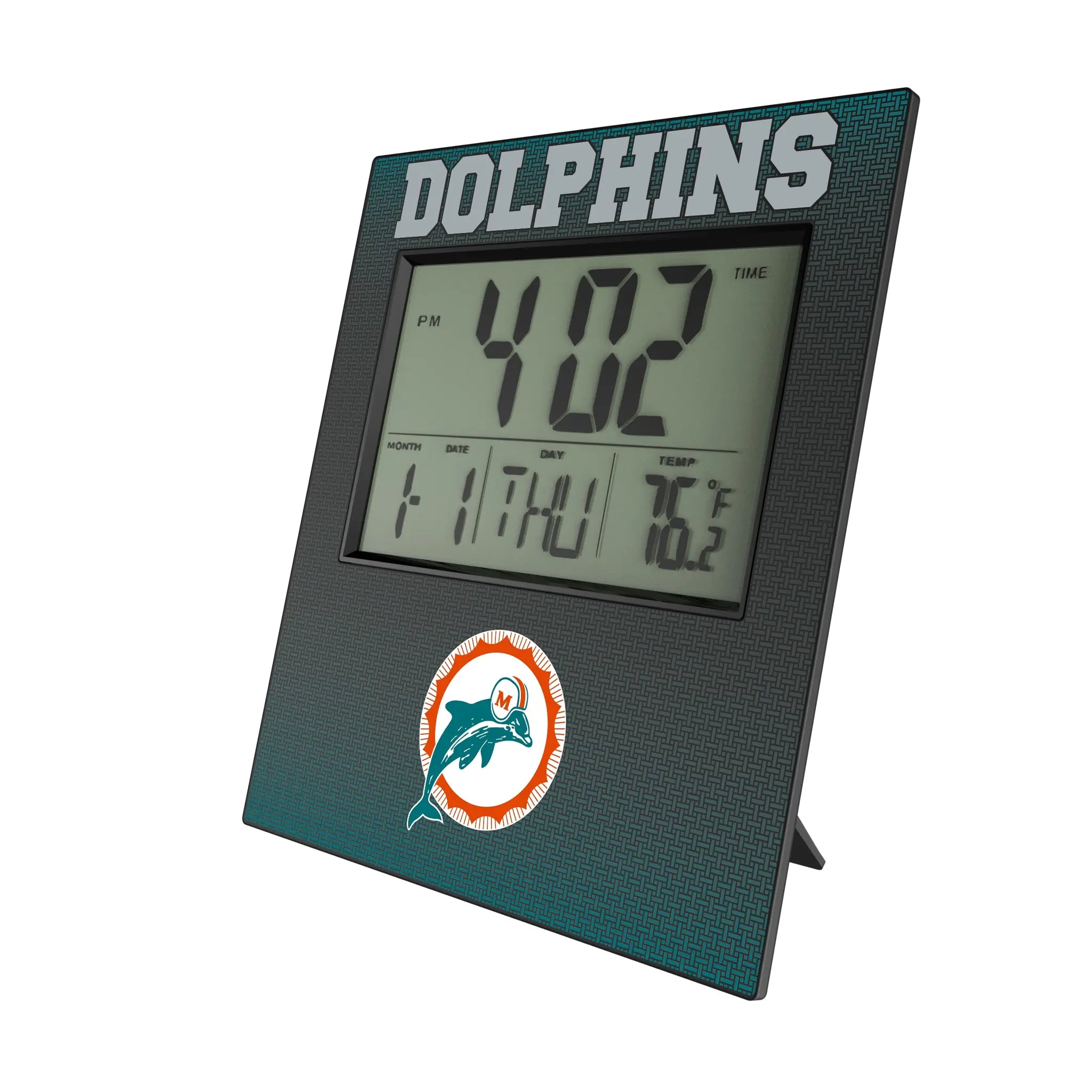 Miami Dolphins 1966-1973 Historic Collection Linen Wall Clock