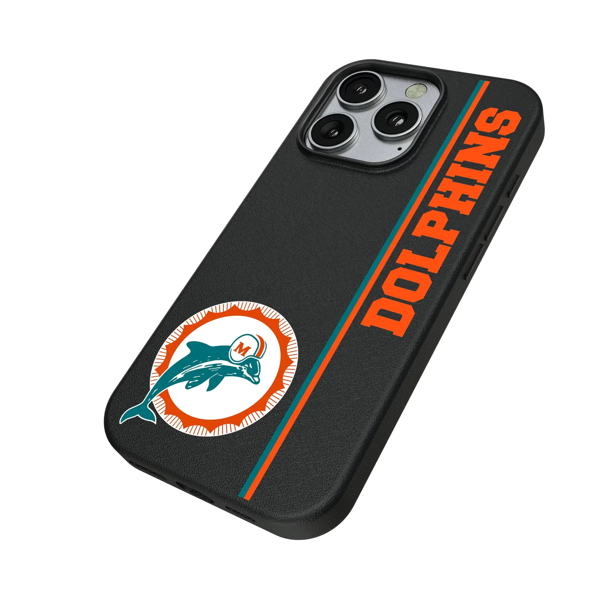 Miami Dolphins 1966-1973 Historic Collection Sidebar MagSafe Compatible Phone Case for Apple iPhone