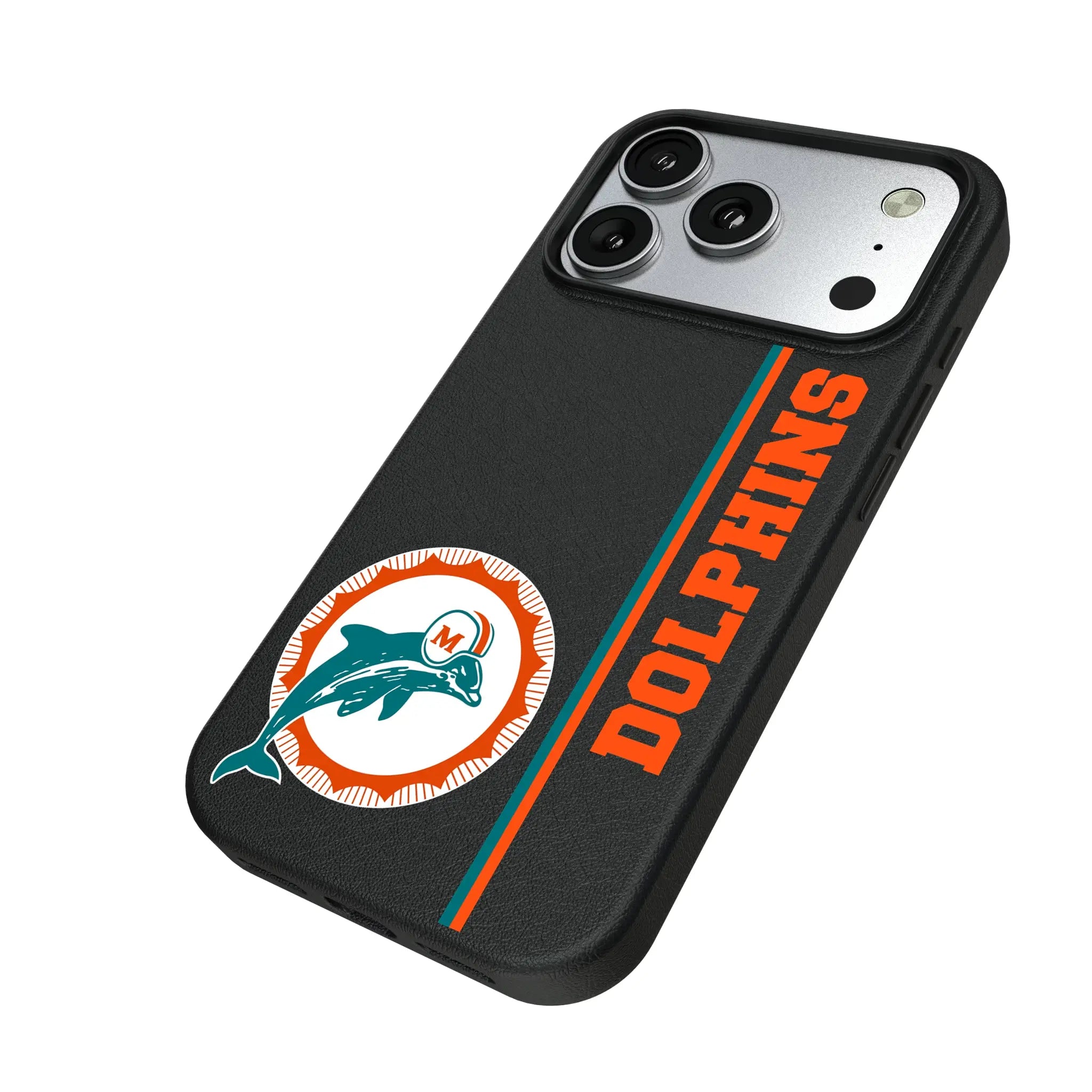 Miami Dolphins 1966-1973 Historic Collection Sidebar MagSafe Compatible Phone Case for Apple iPhone