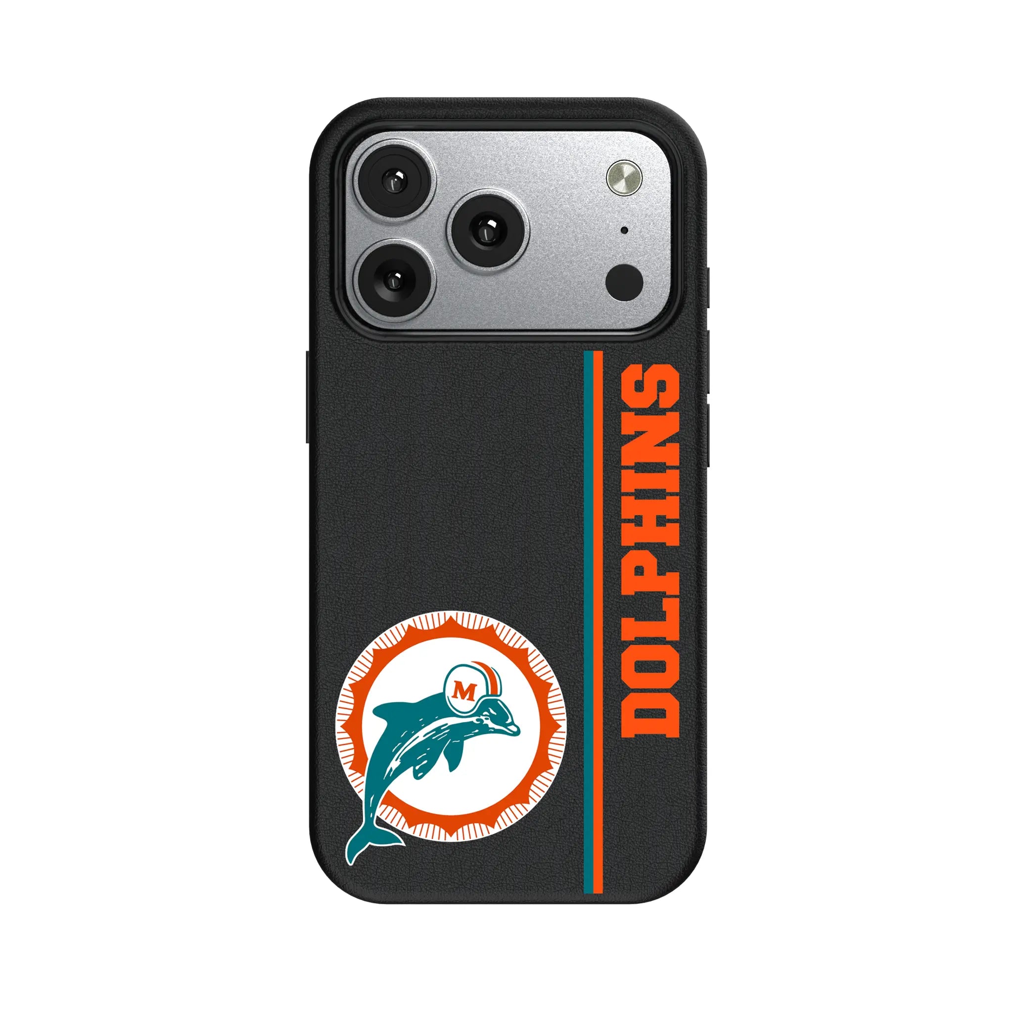 Miami Dolphins 1966-1973 Historic Collection Sidebar MagSafe Compatible Phone Case for Apple iPhone