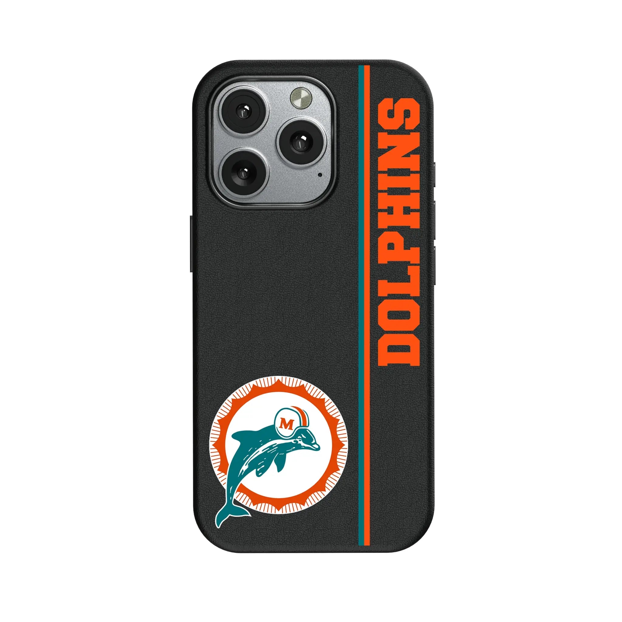 Miami Dolphins 1966-1973 Historic Collection Sidebar MagSafe Compatible Phone Case for Apple iPhone