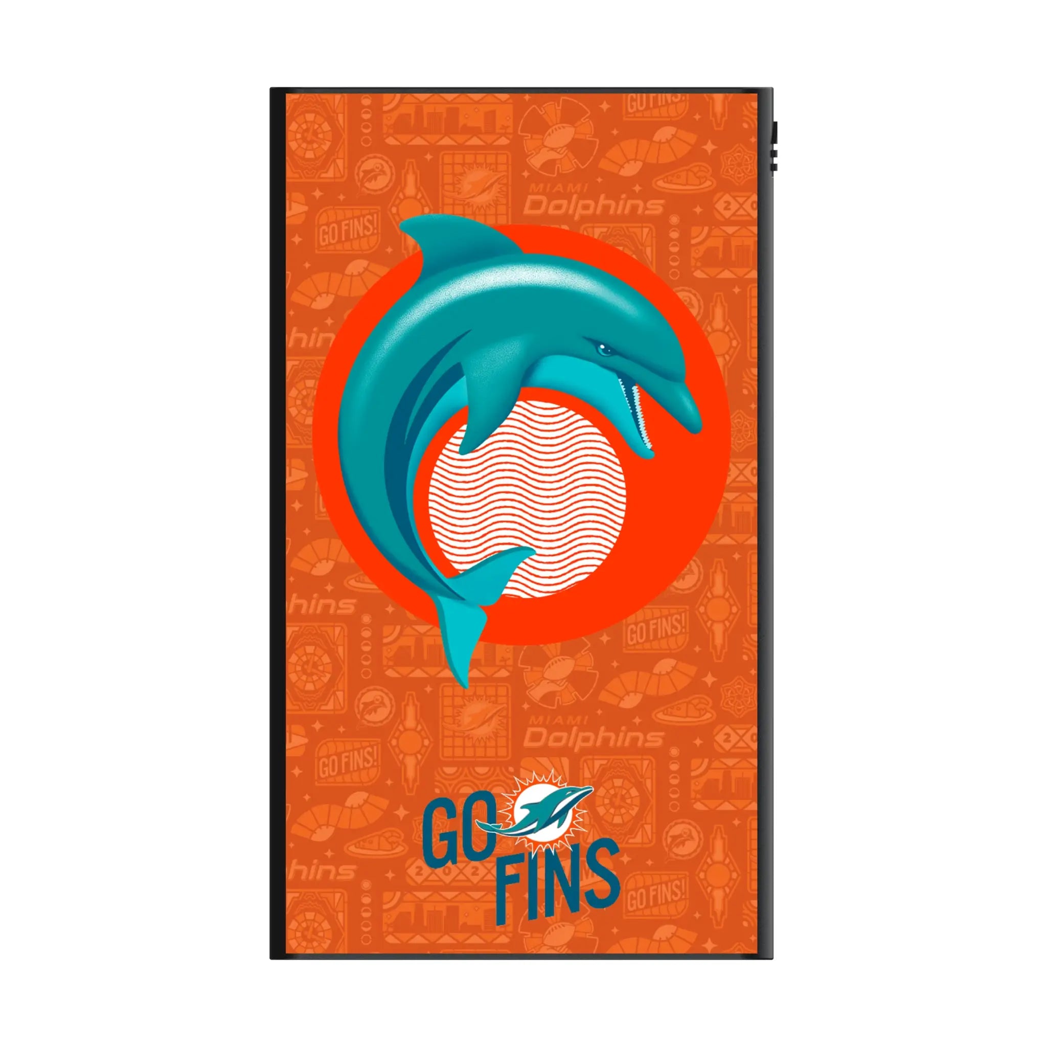 Miami Dolphins Deco 5000mAh Flat Powerbank