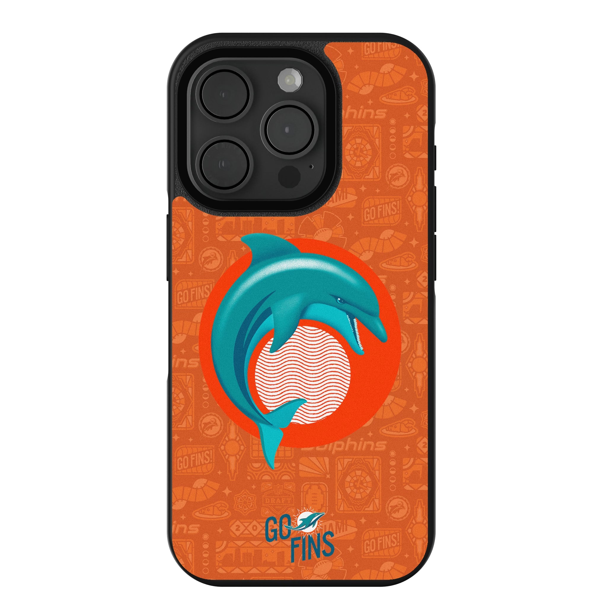 Miami Dolphins 2024 Illustrated Limited Edition Bump Phone Case