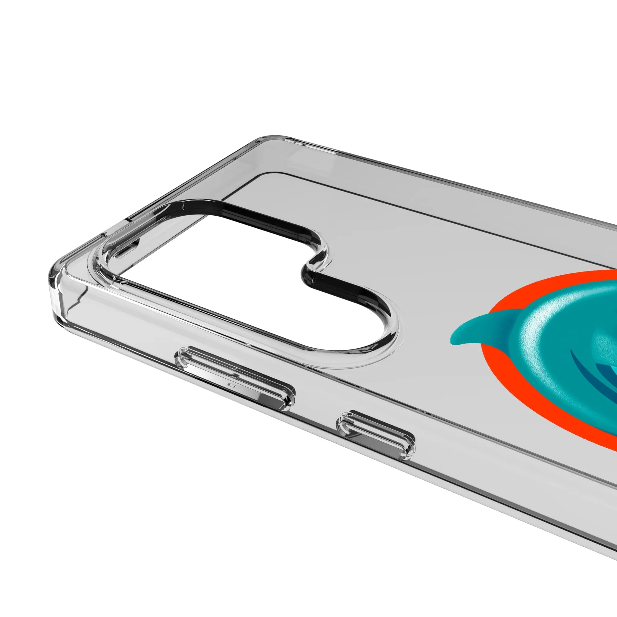 Miami Dolphins Deco Clear Phone Case for Samsung Galaxy