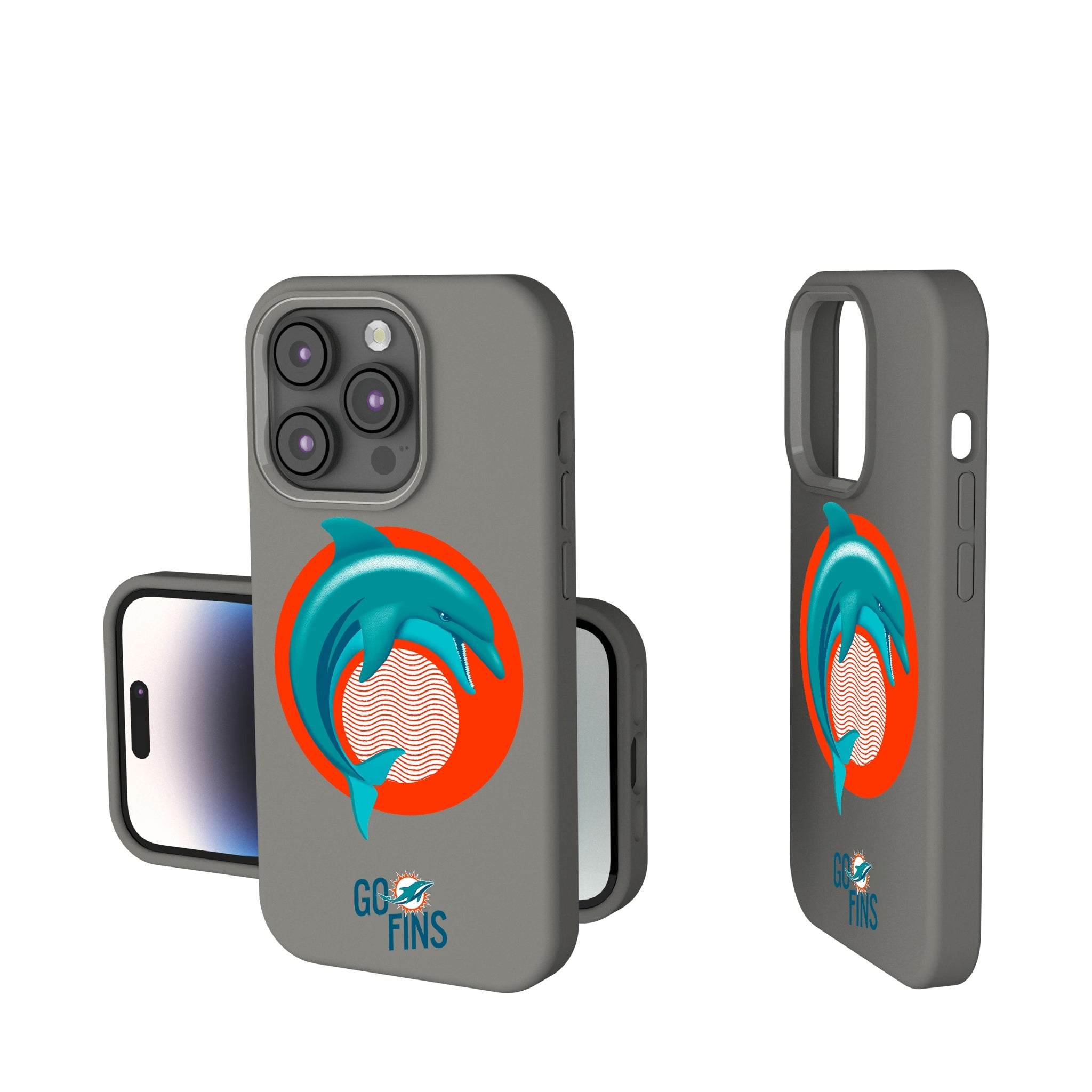 Miami Dolphins 2024 Illustrated Limited Edition Soft Touch Phone Case