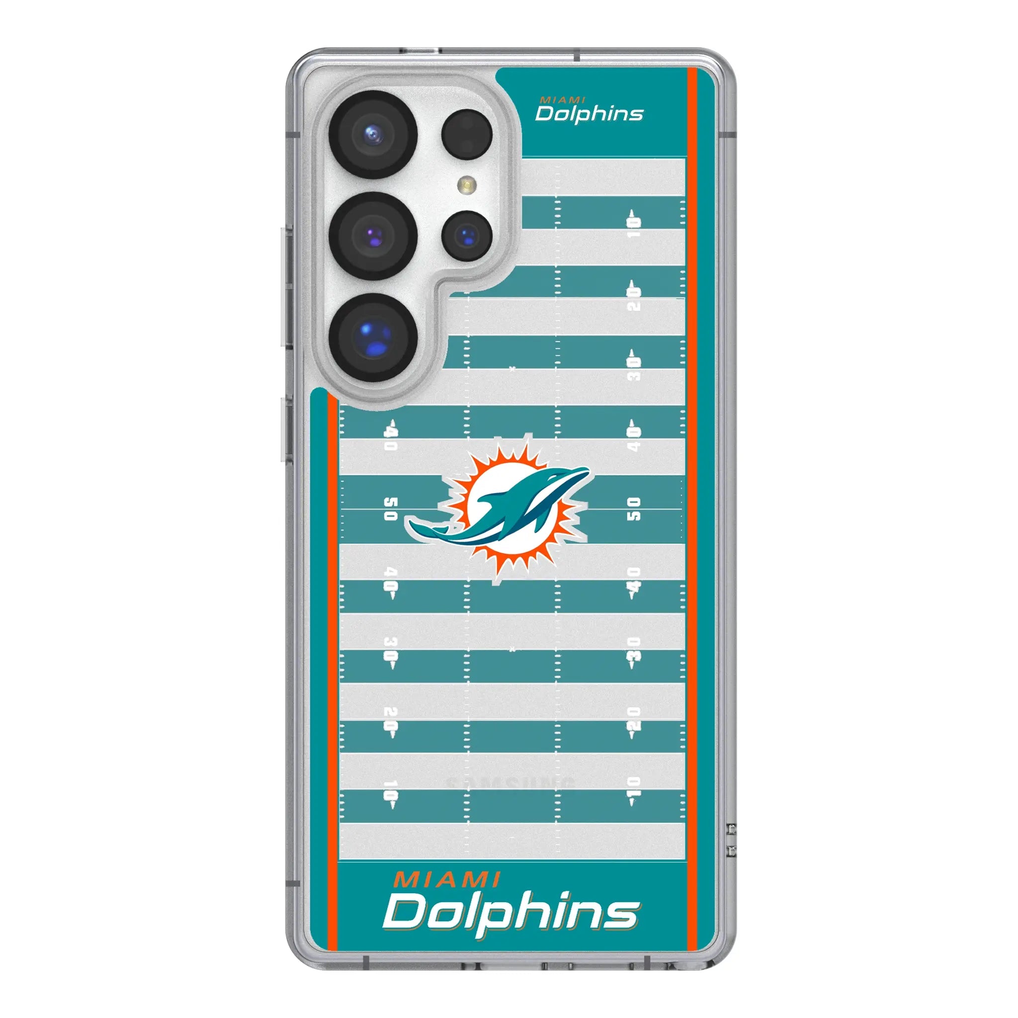 Miami Dolphins Field Clear Phone Case for Samsung Galaxy