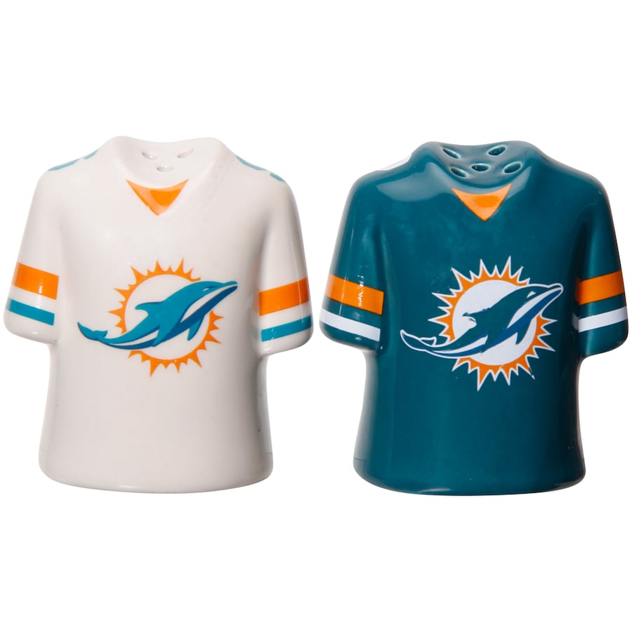 Miami Dolphins Salt and Pepper Jersey Shaped