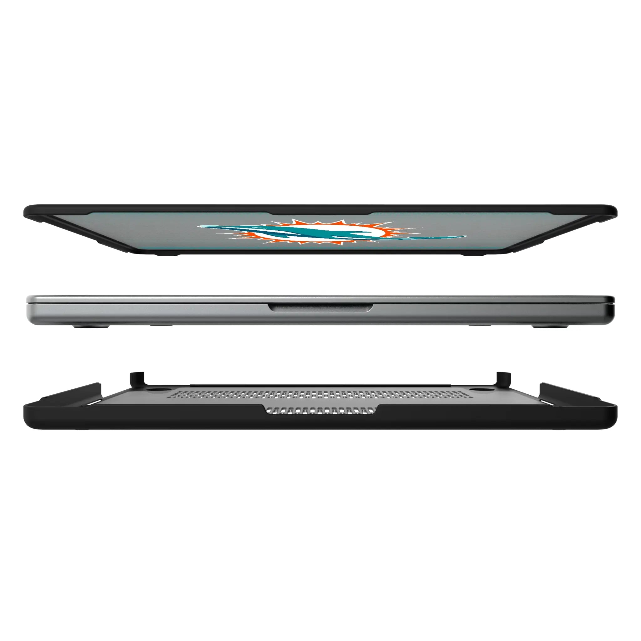 Miami Dolphins Linen Laptop Case for Apple MacBook