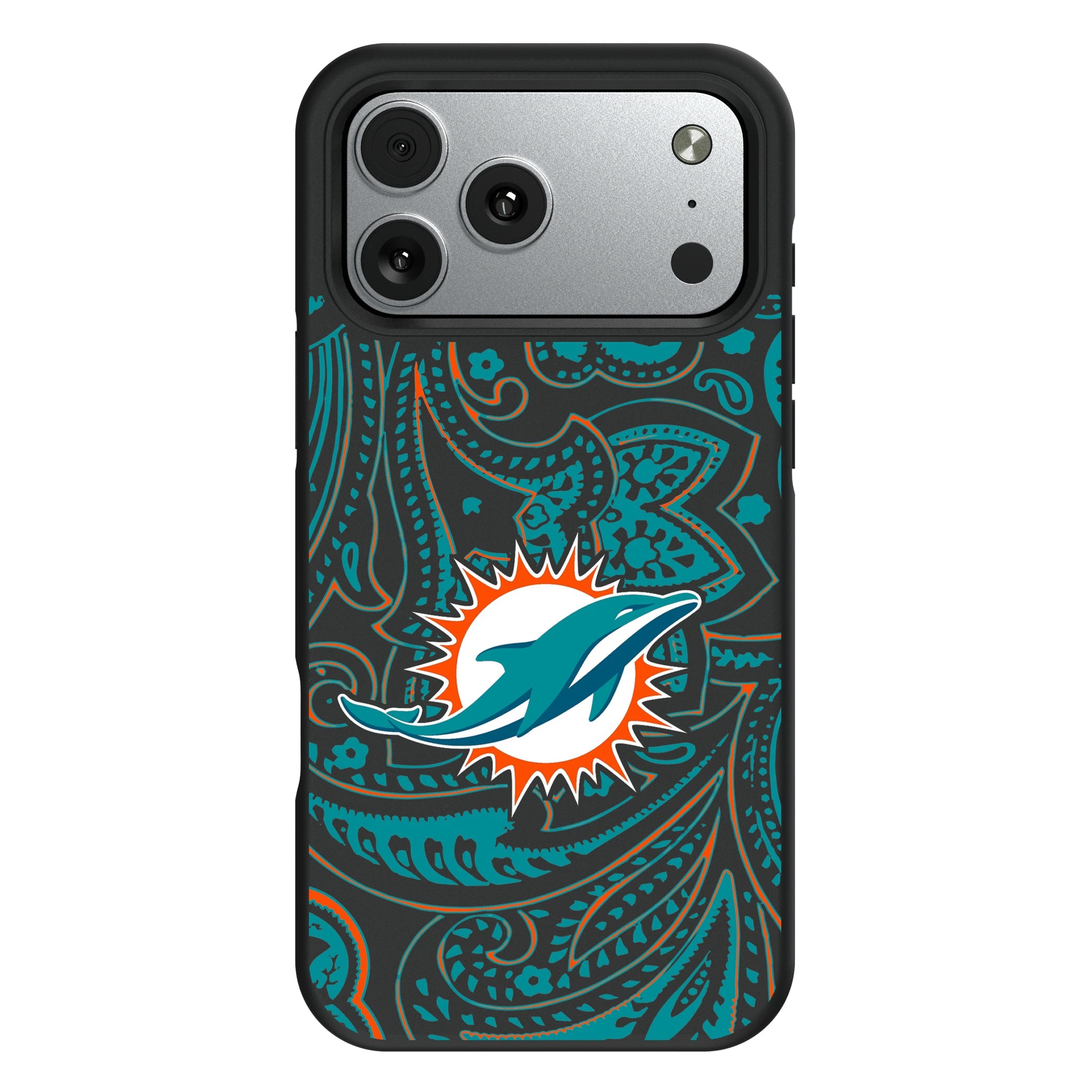 Miami Dolphins Paisley Bump Case