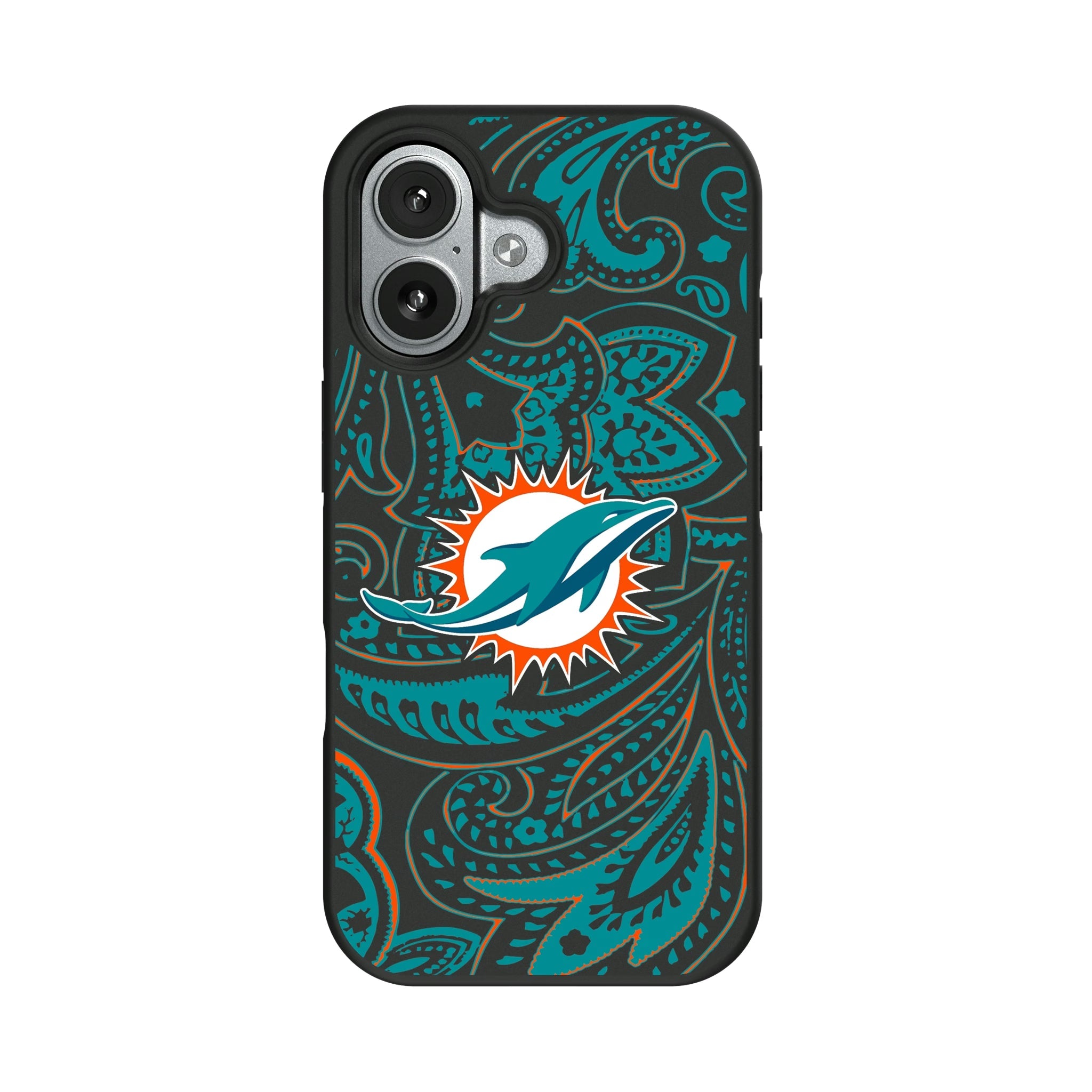 Miami Dolphins Paisley Bump Case