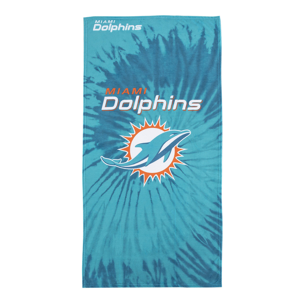 Miami Dolphins Psychedelic Beach Towel - 30" x 60"