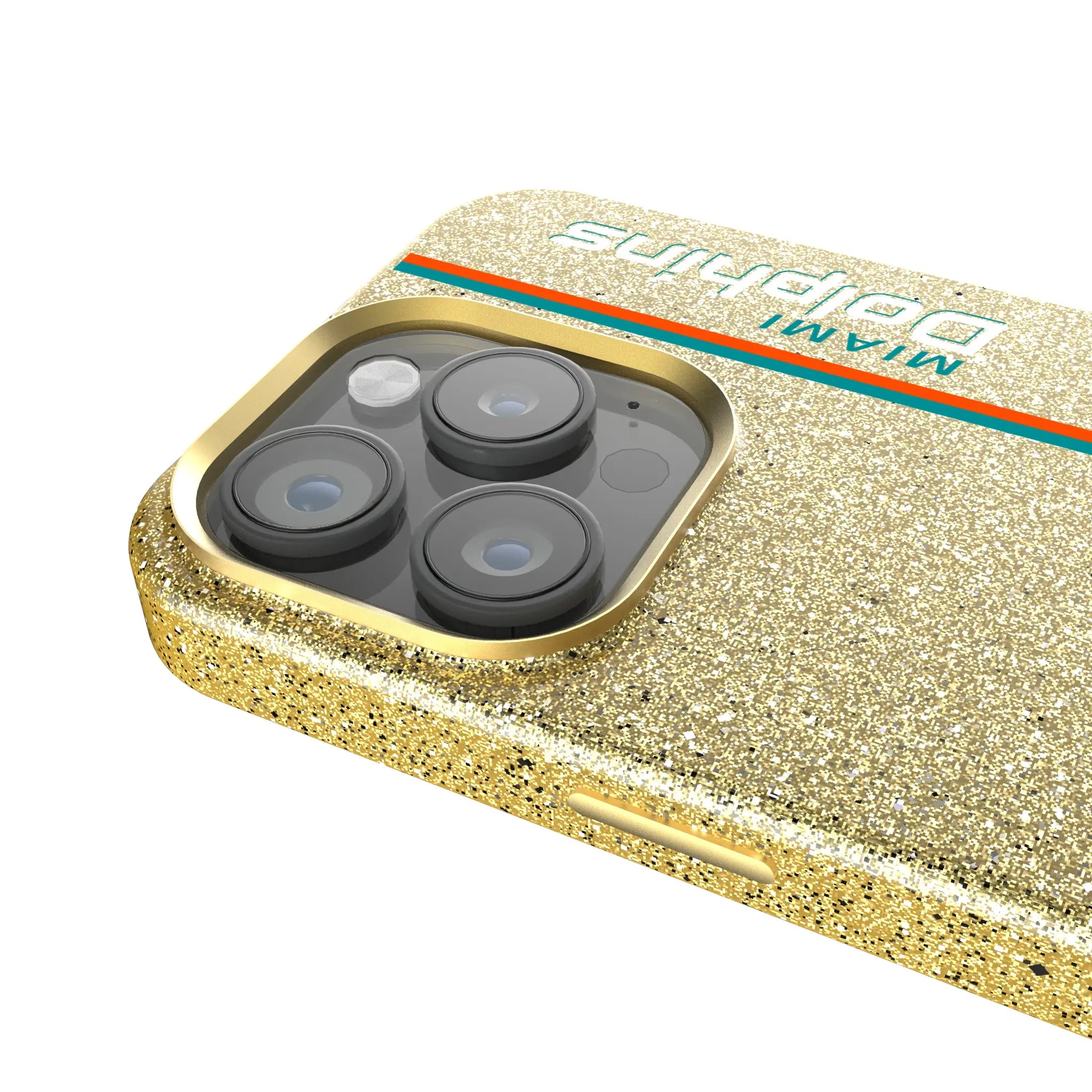Miami Dolphins Sidebar Bling Phone Case for Apple iPhone