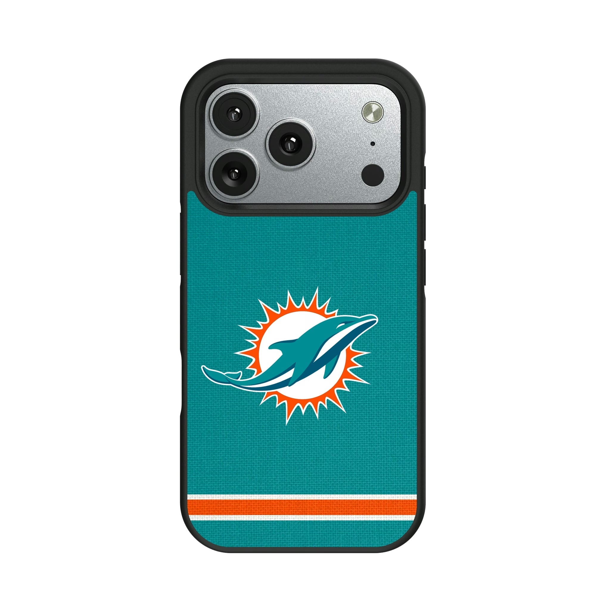 Miami Dolphins Stripe Bump Case