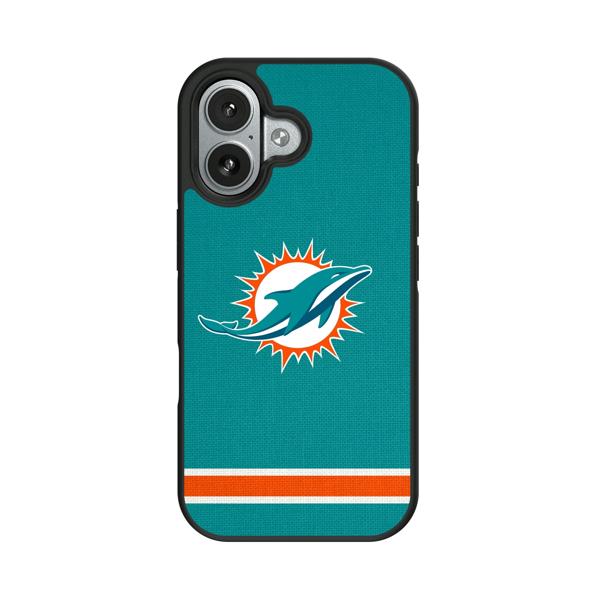 Miami Dolphins Stripe Bump Case