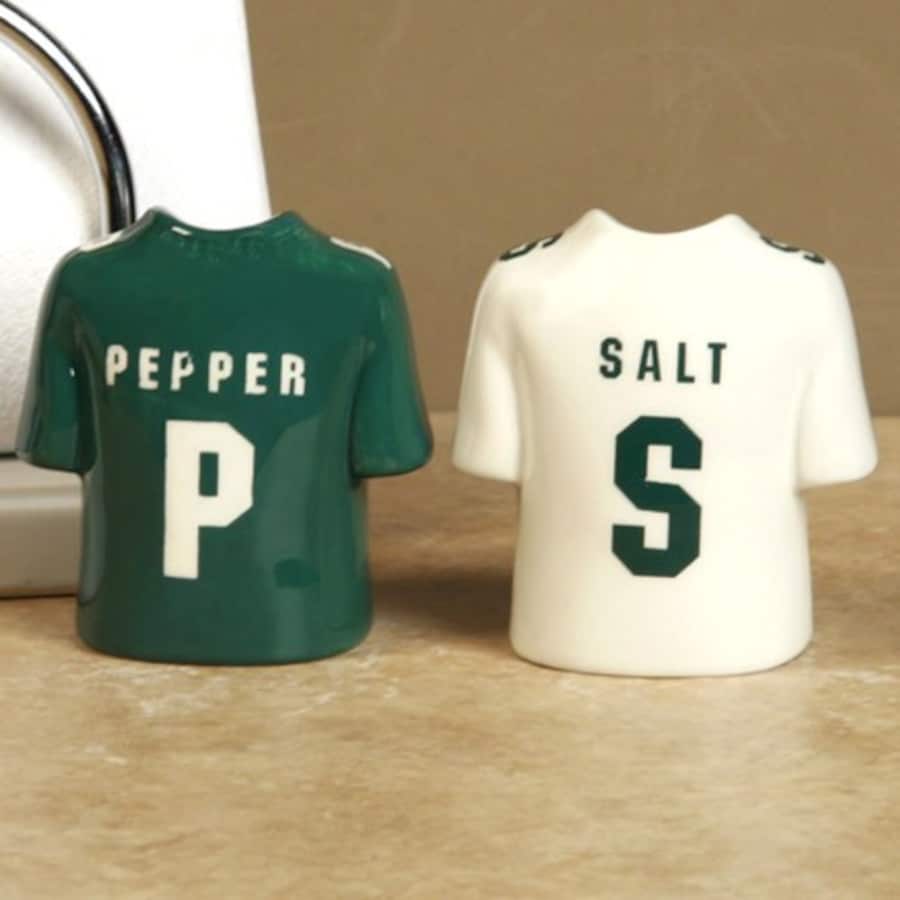 Miami Hurricanes Salt and Pepper Jersey Shaped