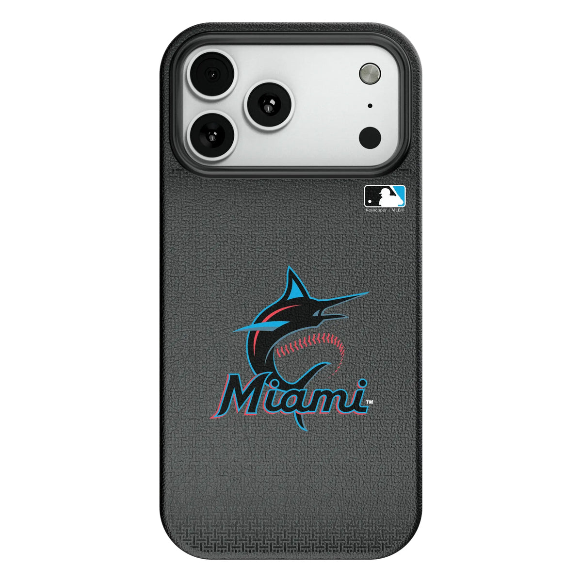 Miami Marlins Linen Magnetic Phone Case