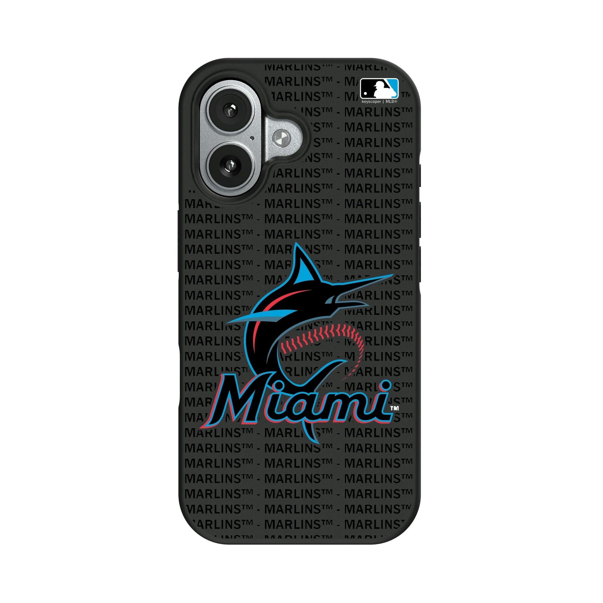 Miami Marlins Blackletter Bump Case