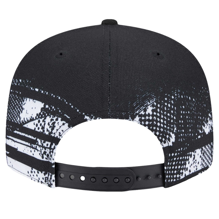 Miami Heat New Era Tip-Off 9Fifty Snapback Hat - Black/White