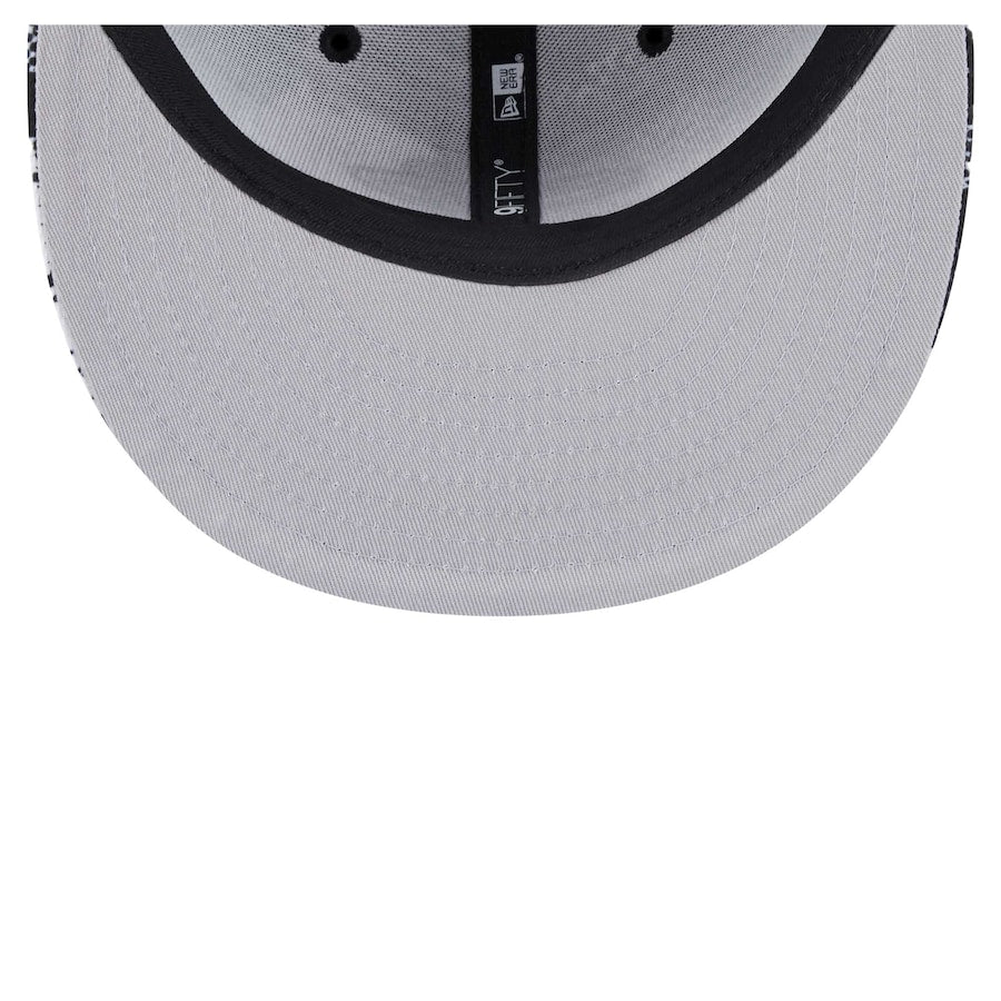 Miami Heat New Era Tip-Off 9Fifty Snapback Hat - Black/White