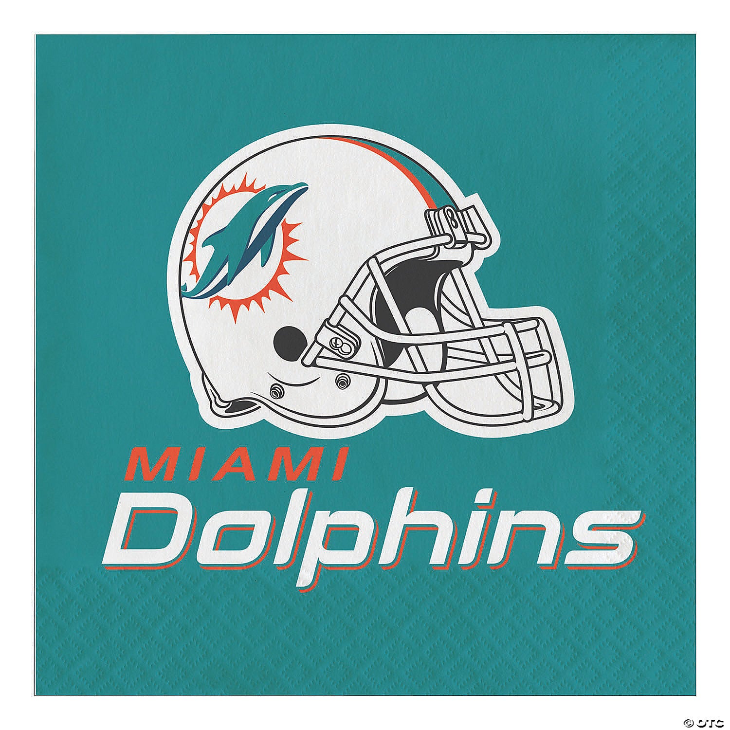 Miami Dolphins 16 Count Paper Lunch Napkins