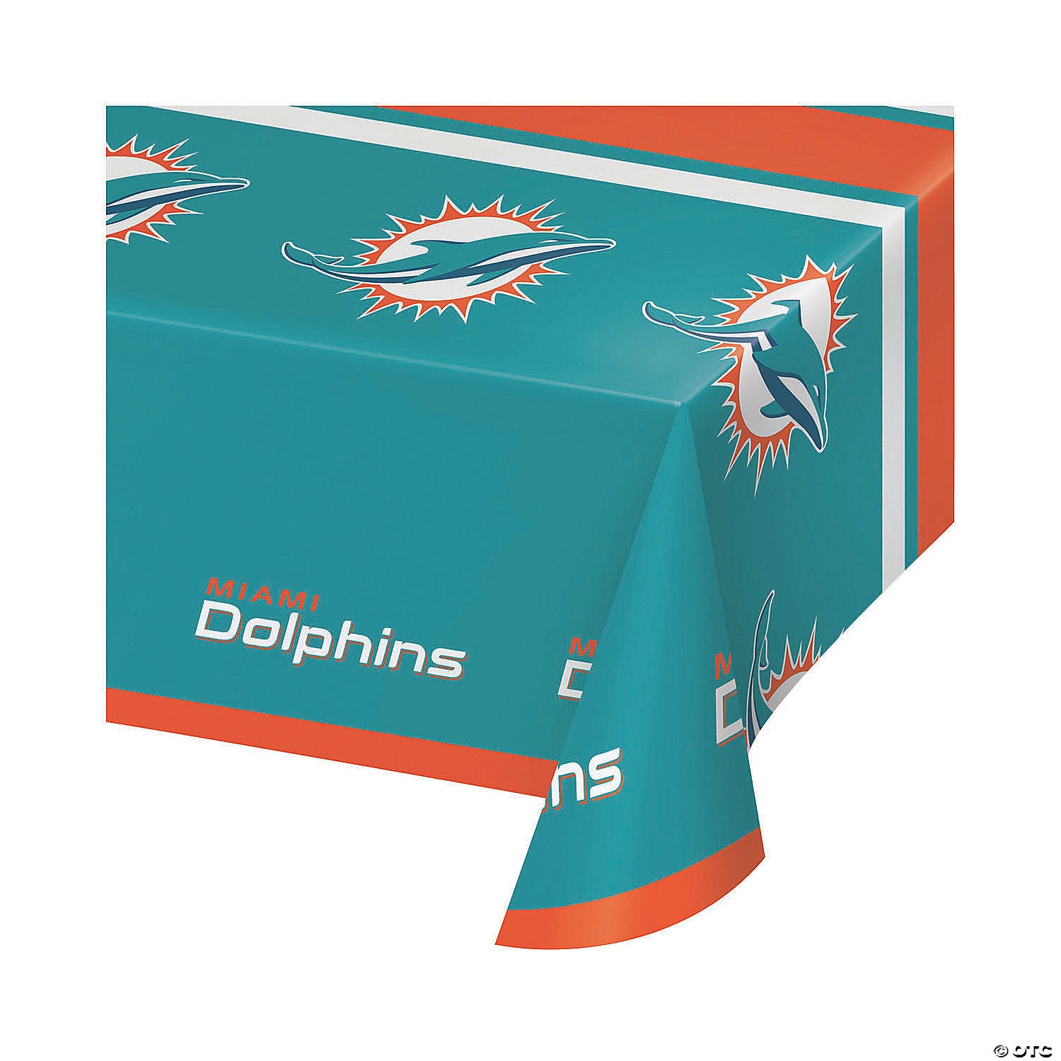 Miami Dolphins Plastic Tablecloth - 54" x 102"