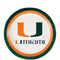 Miami Hurricanes 9 Inch Paper Plates - 10 pk