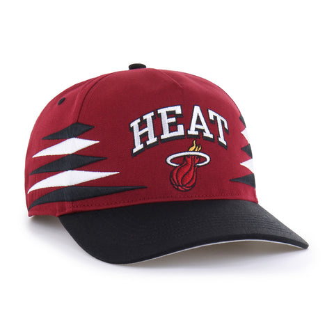 Miami Heat 47 Brand Diamond Cut Hitch Adjustable Hat - Red/Black