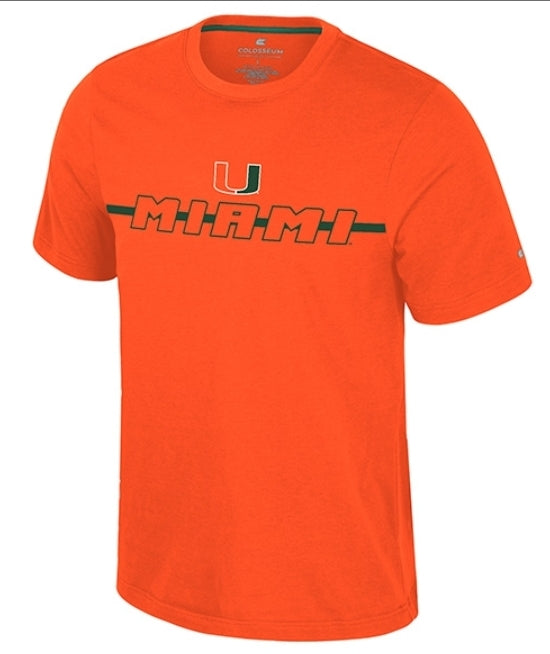 Miami Hurricanes Colosseum Teller T-Shirt - Orange
