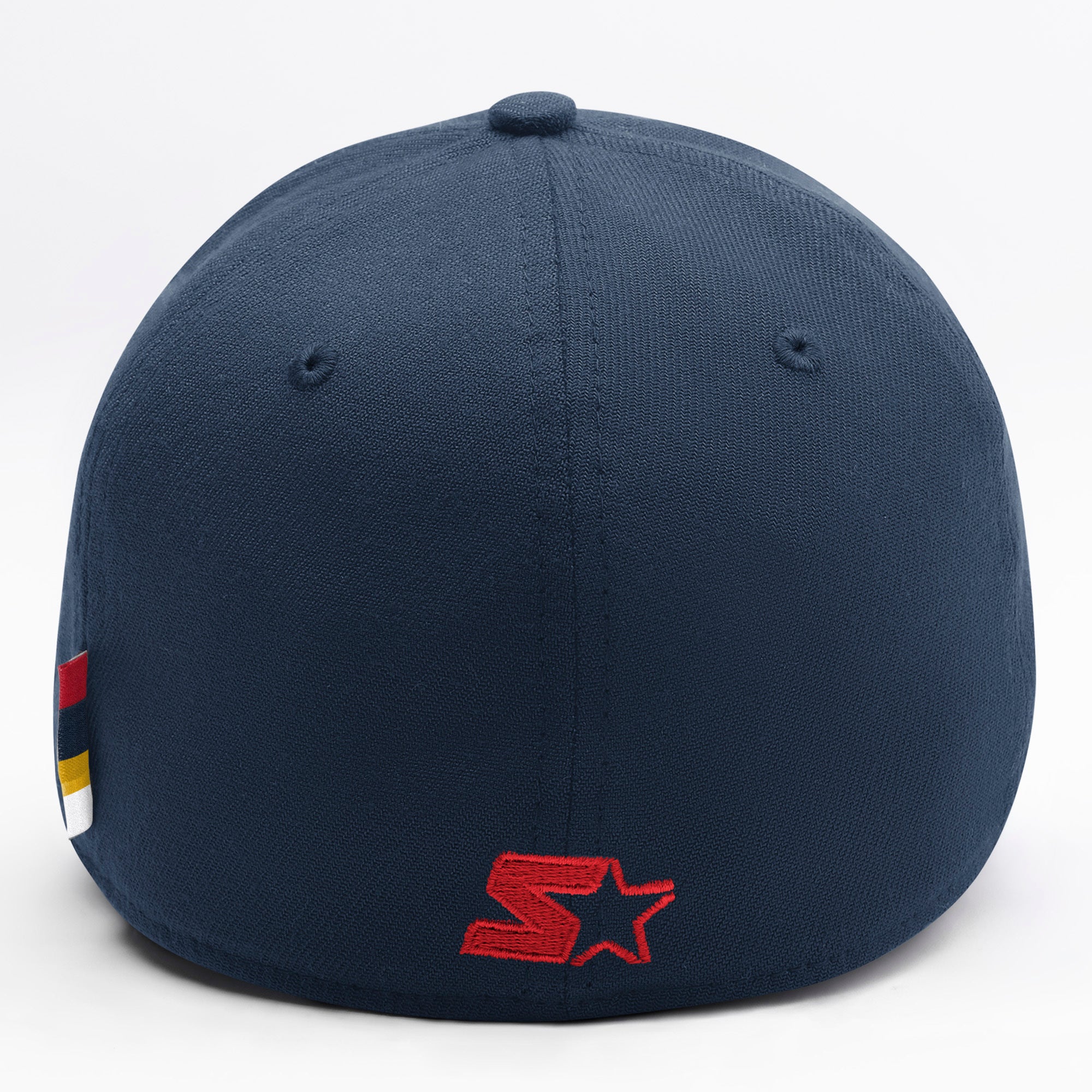 Florida Panthers Starter Leaping Cat Vintage StarFlex Fit Hat - Navy Blue