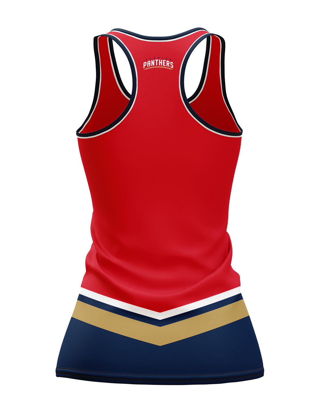 Florida Panthers Women's Bench Clearers Leaping Cat Mesh Jersey Racerback Tank - Red