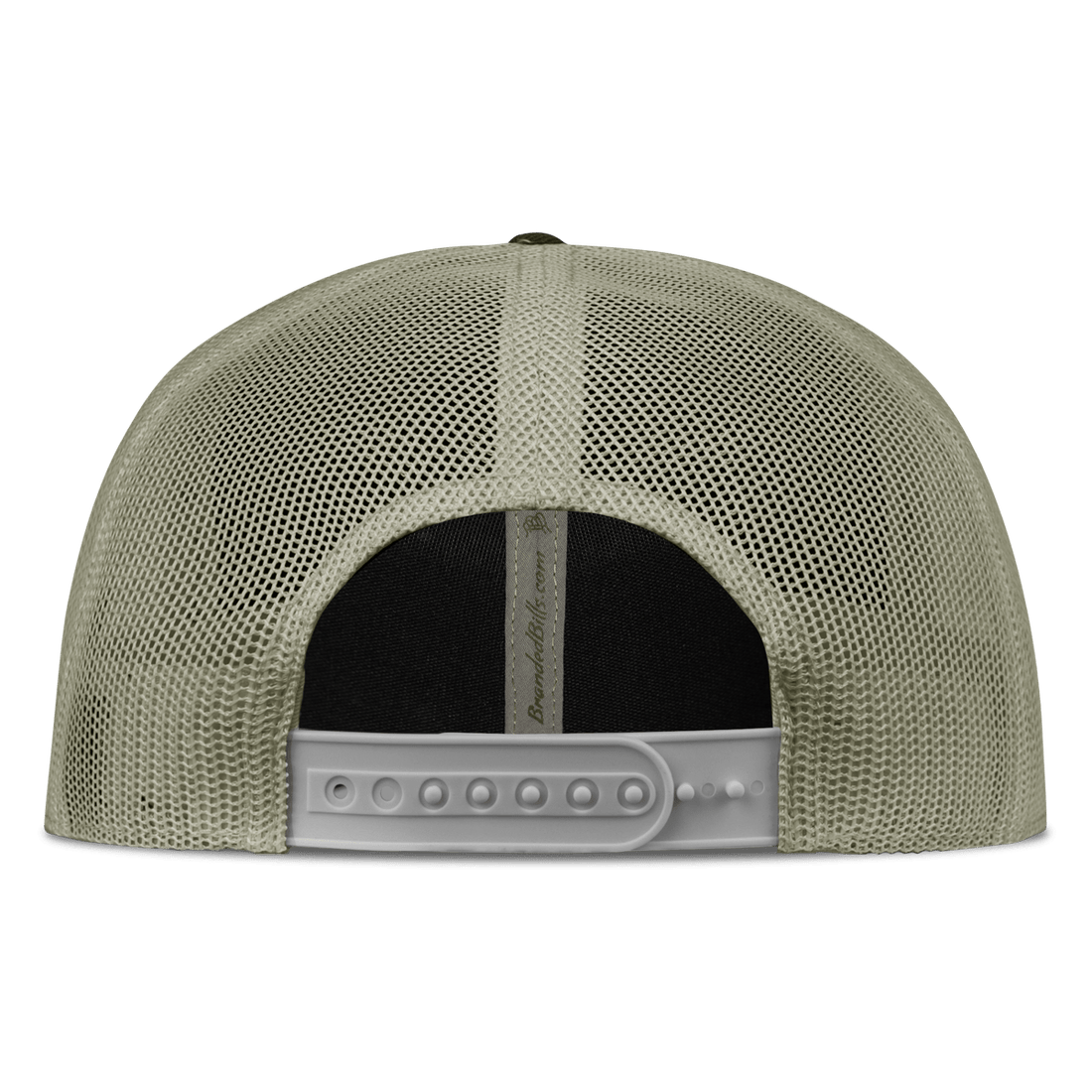 Miami Hurricanes Branded Bills "UMiami Team Logo" Curved Trucker Hat - Light Loden