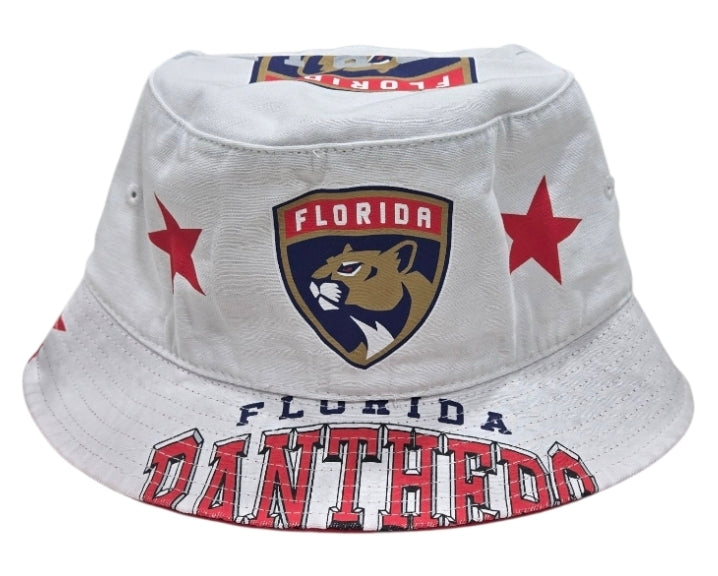 Florida Panthers Womens 47 Brand Energize OSFM Bucket Hat - White