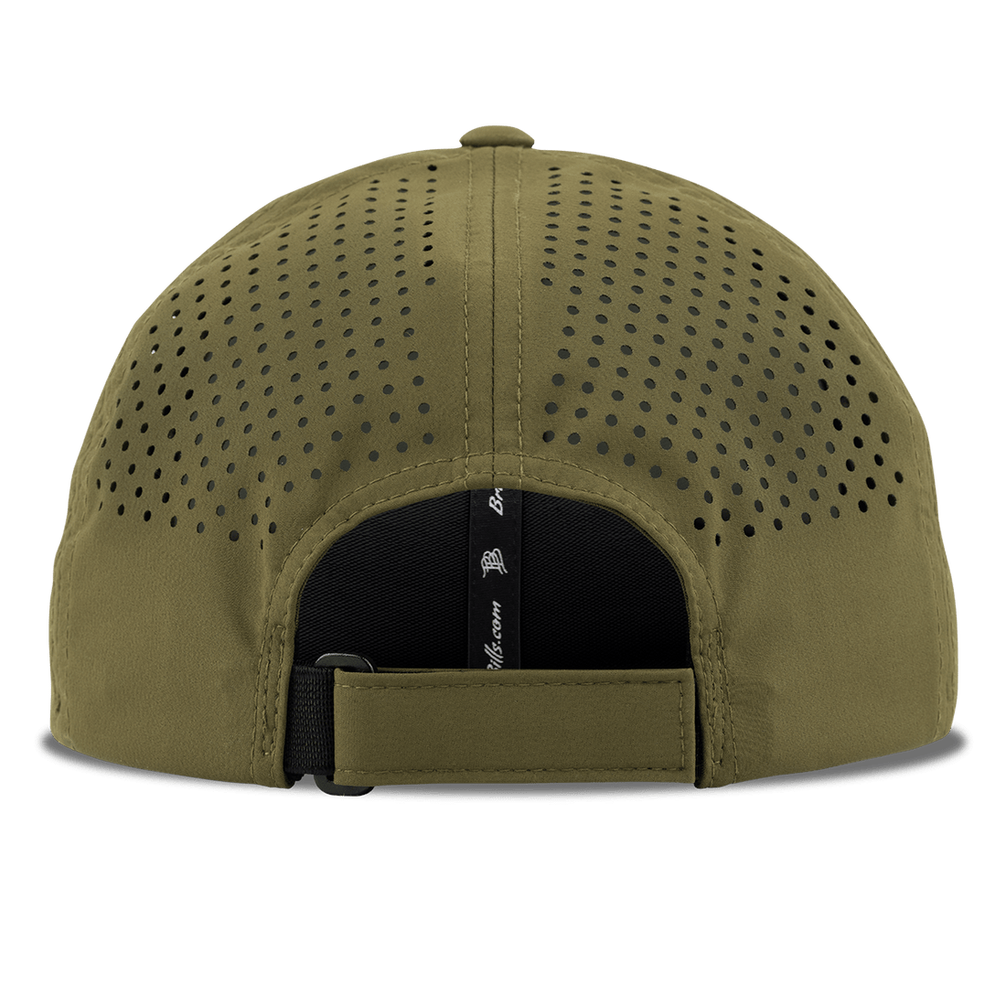 Miami Hurricanes Branded Bills "Sebastian the Ibis" Curved Performance Hat - Olive