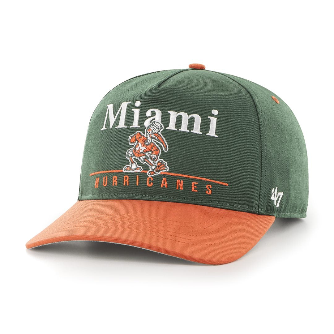 Miami Hurricanes 47 Vintage Super Hitch Adjustable Hat - Orange/Green