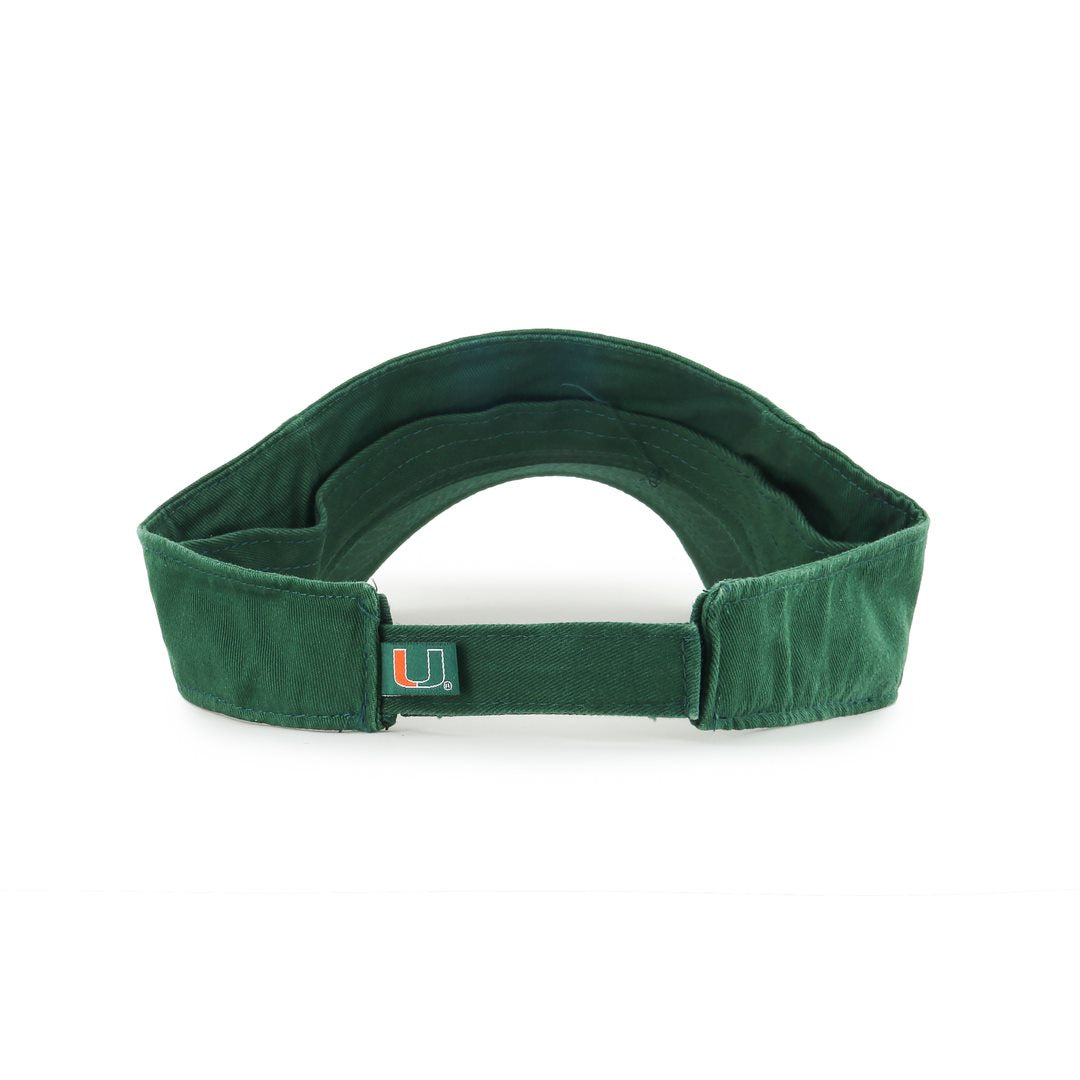 Miami Hurricanes '47 Brand U Clean-Up Visor - Green