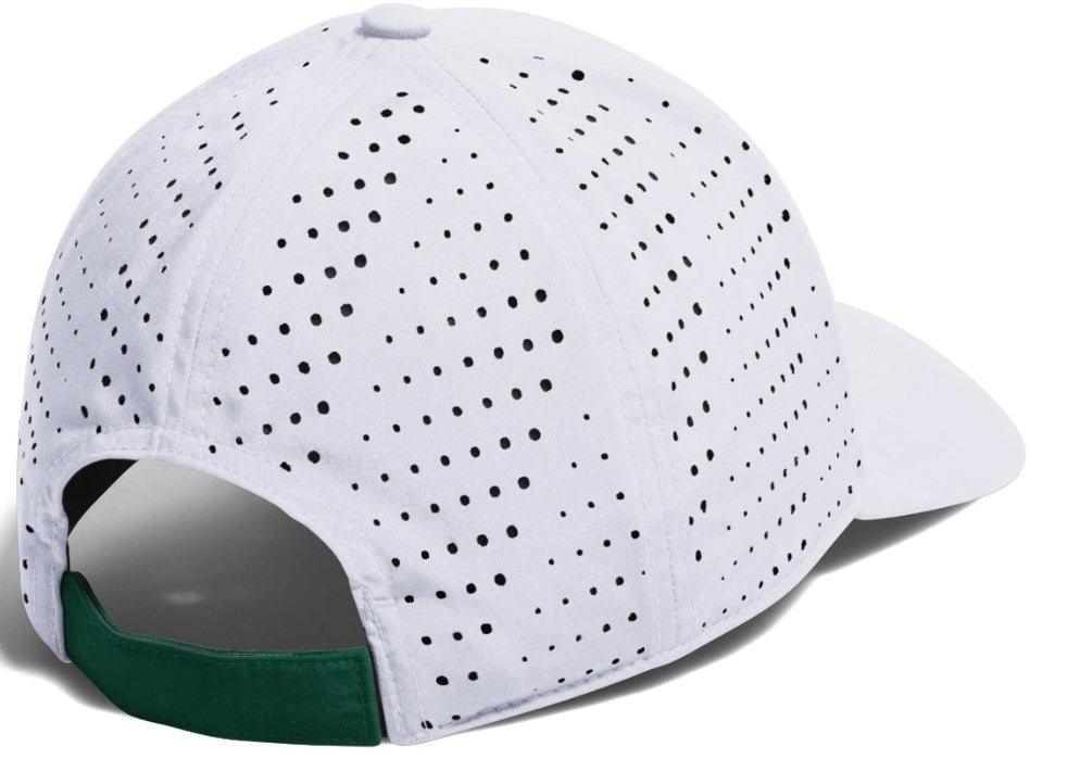 Miami Hurricanes adidas Structured Perforated Adjustable Hat - White
