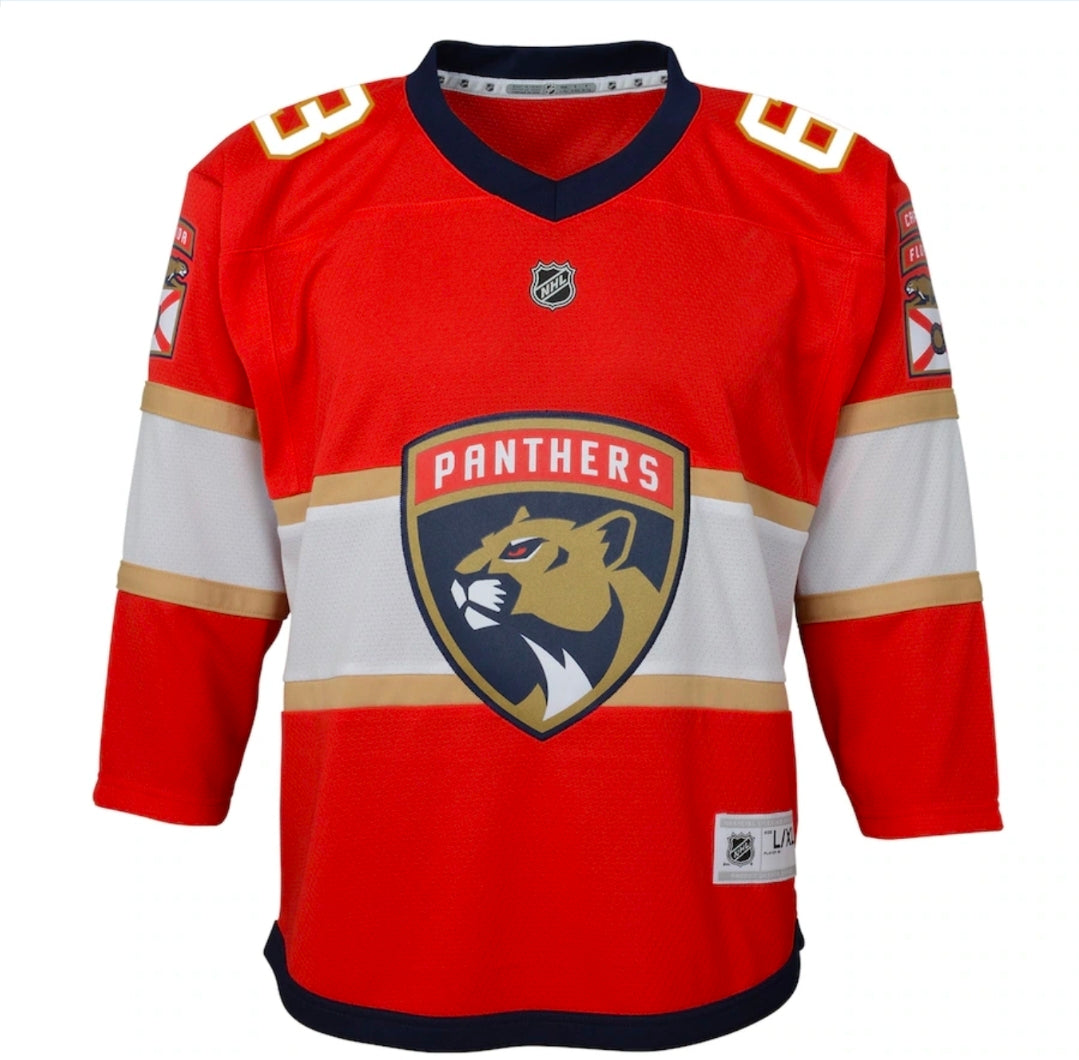Florida Panthers Youth Brad Marchand Replica Home Jersey - Red