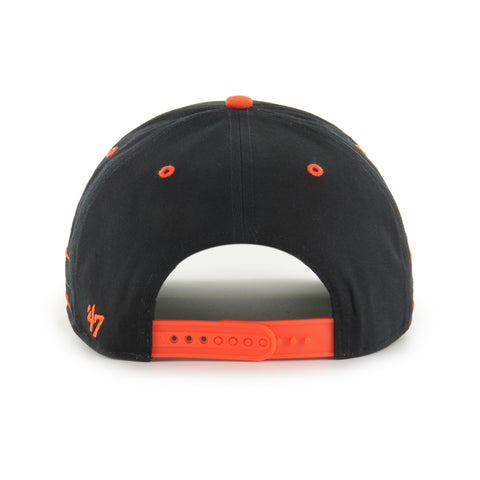 Miami Hurricanes 47 Brand Diamond Cut Hitch Adjustable Hat - Black/Orange