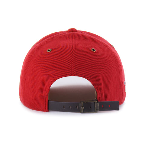 Florida Panthers 47 Brand Vintage Golden Age Corduroy Hitch Adjustable Hat - Red