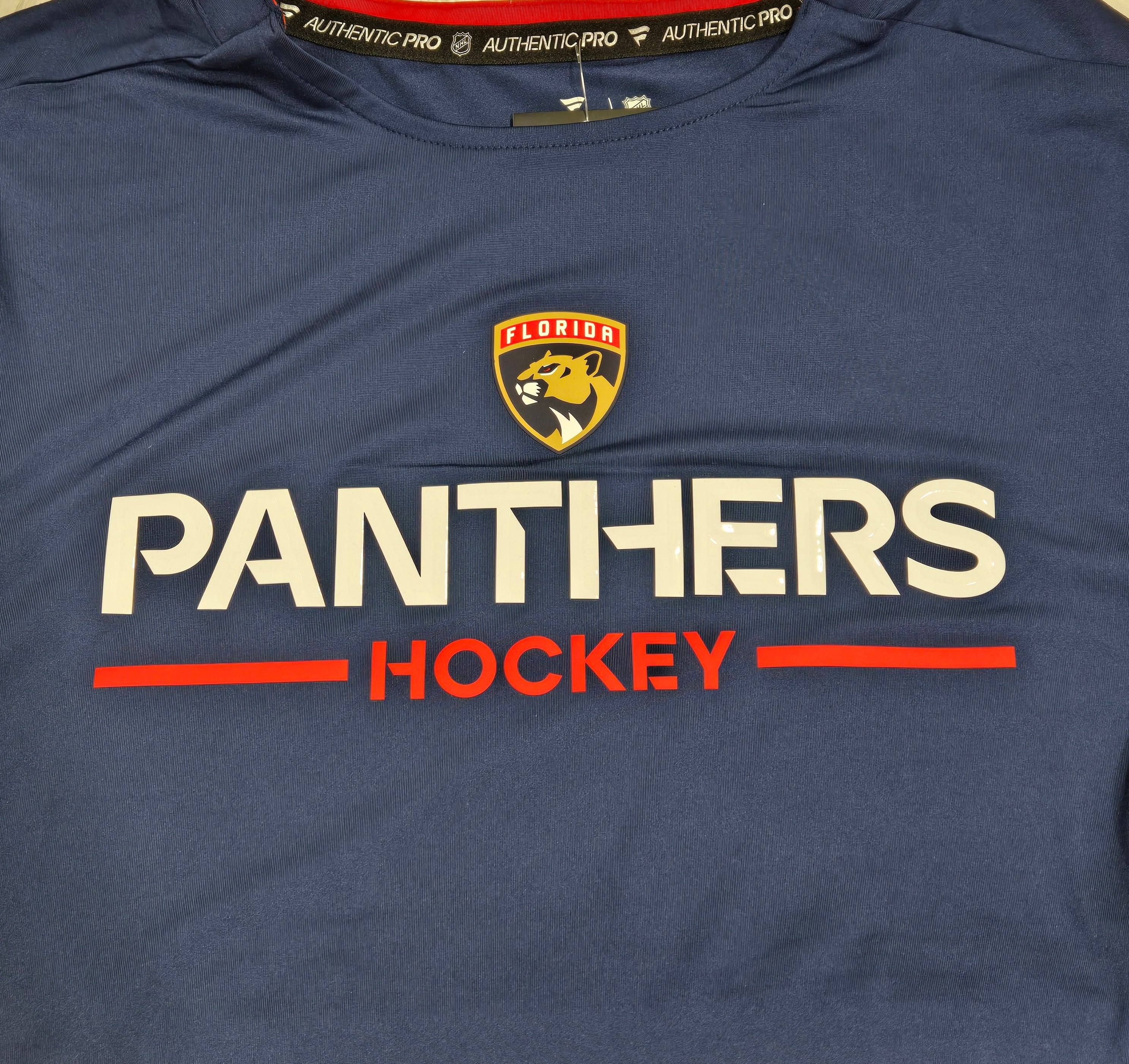 Florida Panthers Fanatics Authentic Pro Rink T-Shirt - Navy
