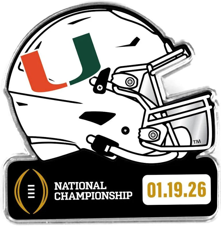 Miami Hurricanes 2026 CFP Collectible Lapel Pin