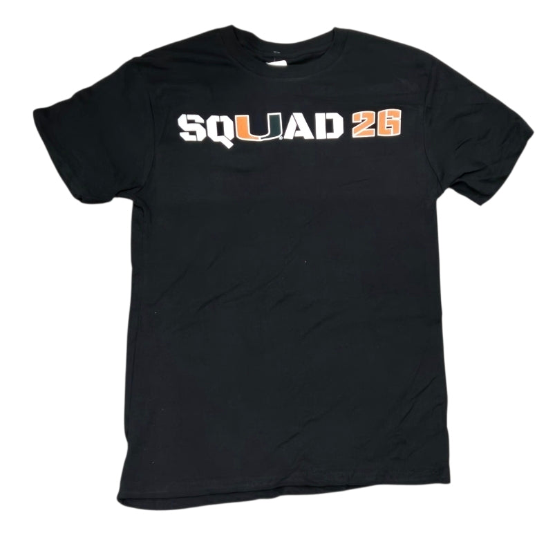 Miami Hurricanes 'Squad 26' T-Shirt - Black