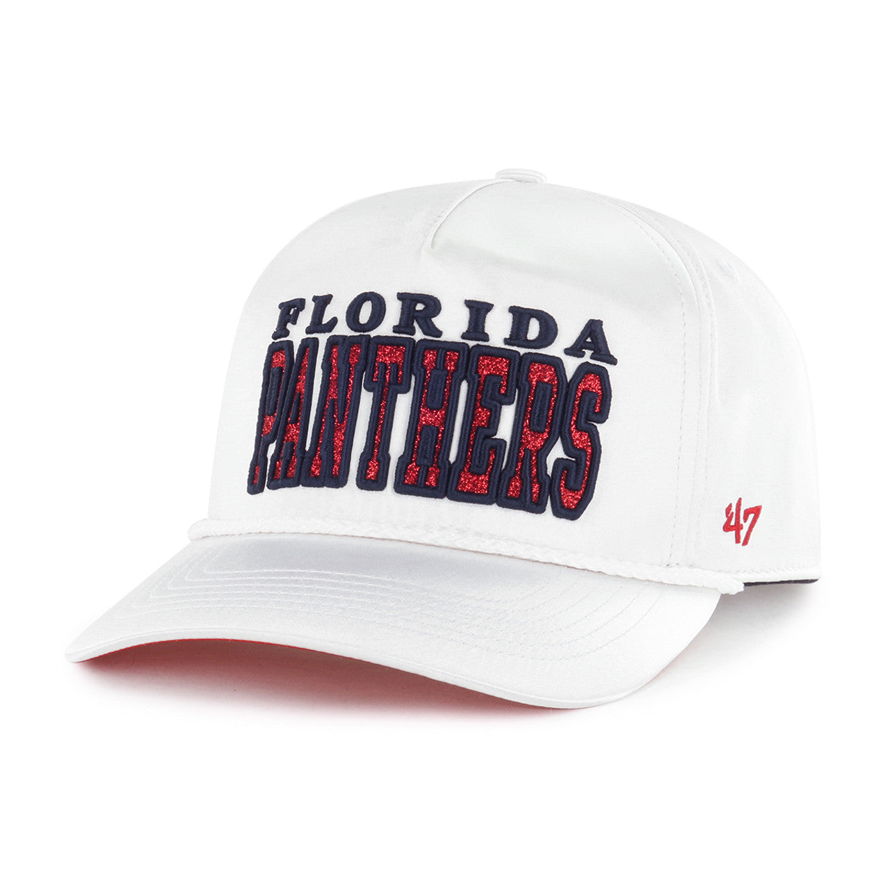Florida Panthers 47 Brand Women's Outspoken Rope Hitch Adjustable Hat - Pearl White