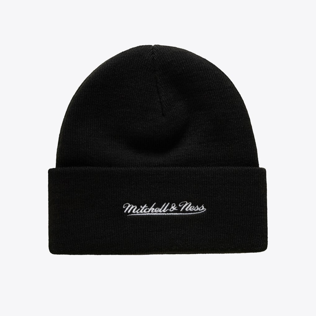 Miami Hurricanes Mitchell & Ness Core Knit Beanie - Black