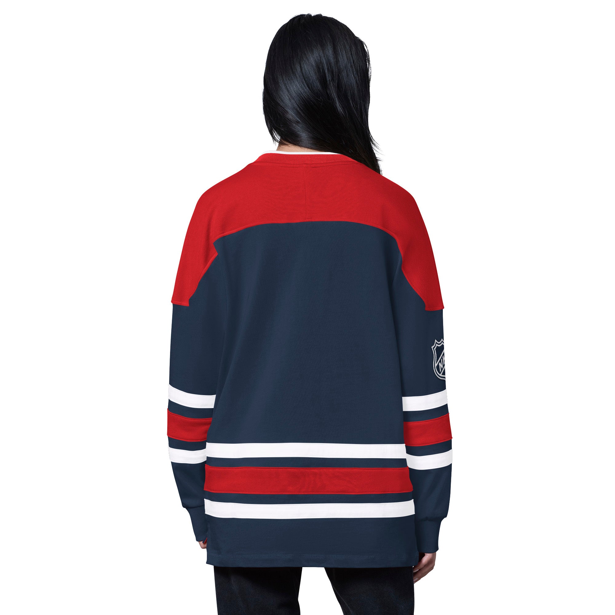 Florida Panthers Women's Starter Dream Team Tunic Pullover Sweater - Navy/Red