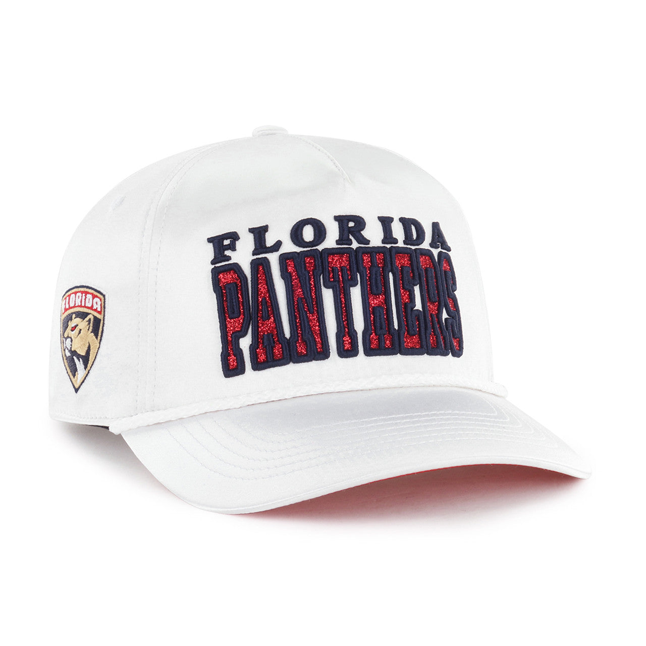 Florida Panthers 47 Brand Women's Outspoken Rope Hitch Adjustable Hat - Pearl White