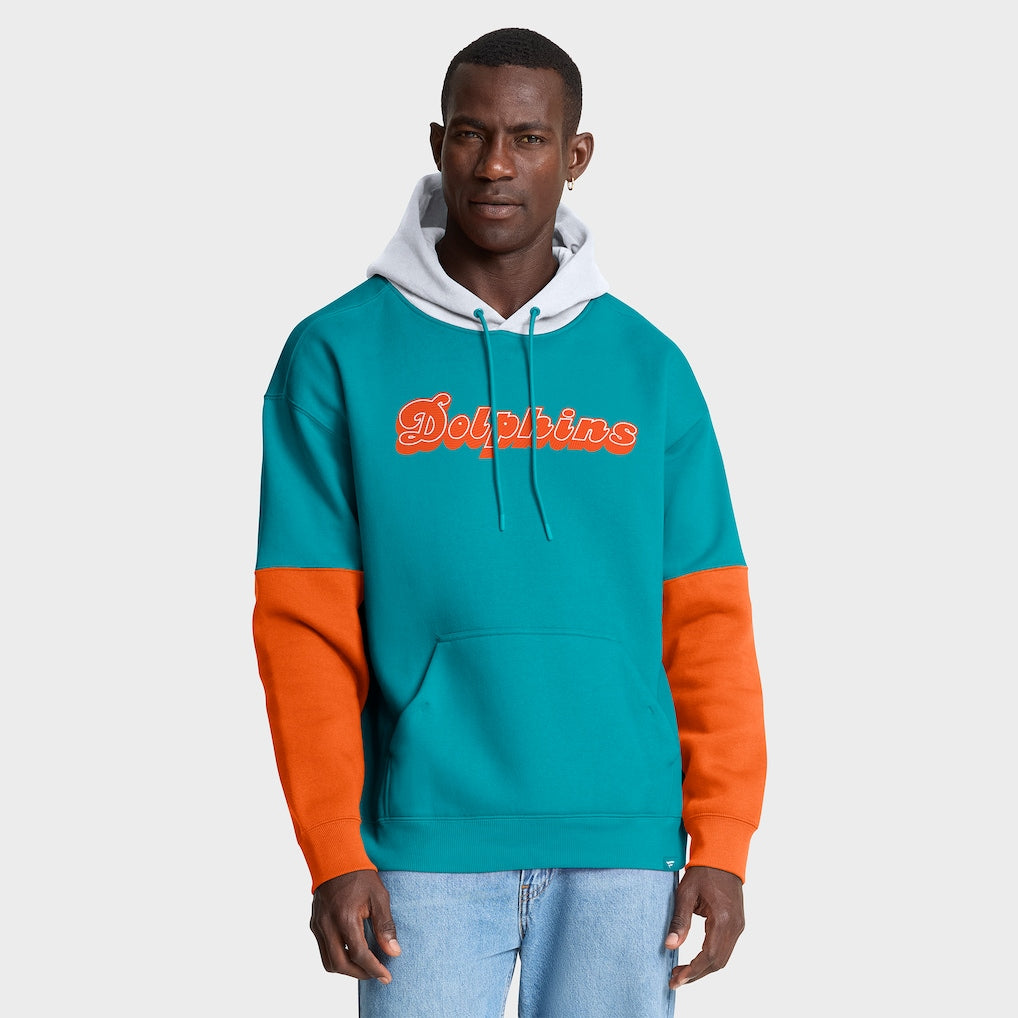 Miami Dolphins Fanatics Retro Helmet Hoodie - Aqua