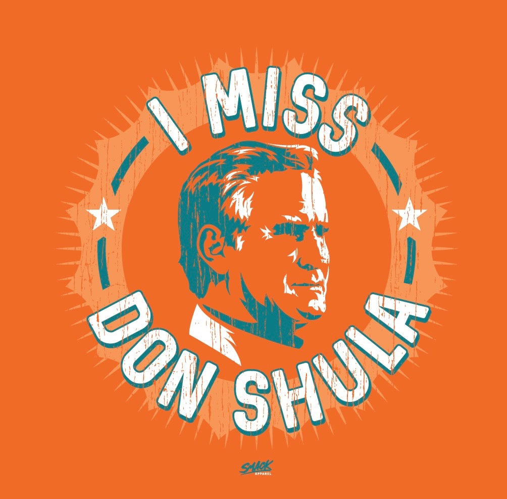 Miami - I Miss Don Shula - T-Shirt - Orange