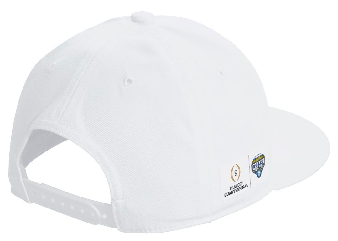 Miami Hurricanes adidas 2025-26 CFP Cotton Bowl Champions Playoff Snapback Hat - White