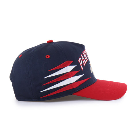 Florida Panthers 47 Brand Diamond Cut Hitch Adjustable Hat - Navy/Red